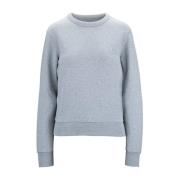 Dame Pullover Genser med Brodert Logo