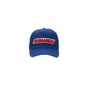 Brodert Bomull Baseball Cap Velcro