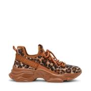 Leopard Mistica-L Sneakers med Glitterdetaljer