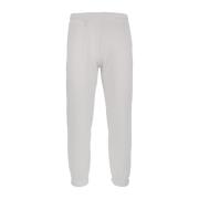 Elastisk midje bomulls sweatpants med snøring