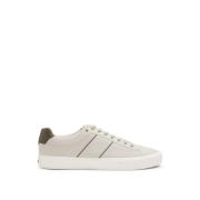 Lys Beige Sporty Sneakers med Kontrastdetaljer