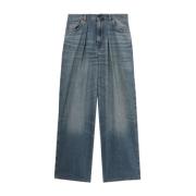 Blå Denim Jeans