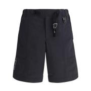 Sporty Elastisk Midje Lomme Shorts