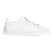 Hvite Skinn Sneakers Ss23