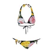 Blomstertrykk Bikini i Multifarget Tekstil