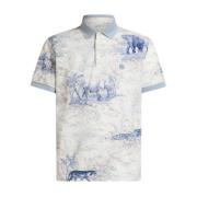 Safari Print Poloskjorte