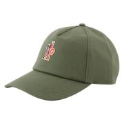 Logo Cap i Khaki Bomull Gabardine