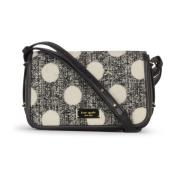 Prikket Tweed Crossbody Veske