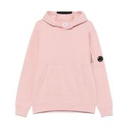 Flamingo Pink Sweater med Logo Print