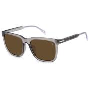 Transparent Grey/Brown Sunglasses