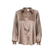 Silke Stretch Sand Bluse