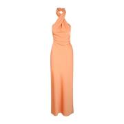 Elegant Halterneck Maxi Kjole