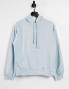 NA-KD organic cotton hoodie in light blue
