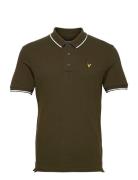 Tipped Polo Shirt Brown Lyle & Scott