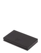 Personal Card Holder Grey Design Letters