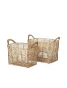 Kurv 'Safi' Rattan Beige Broste Copenhagen
