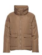 Slfdasa Puffer Jacket Brown Selected Femme