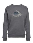 W F2F Organic Cotton Sweater Grey Helly Hansen