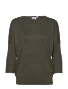 A2561, Milasz R-Neck Pullover Khaki Saint Tropez