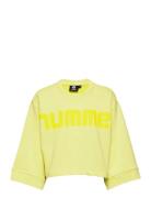Hmlannesofie Sweatshirt Yellow Hummel