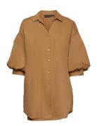 Chillykb Long Shirt Brown Karen By Simonsen