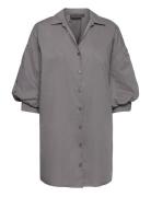 Chillykb Long Shirt Grey Karen By Simonsen