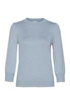 Mersin Knit Tee Blue Minus