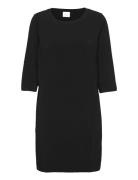 Vinathalia 3/4 Sleeve Dress - Black Vila