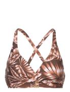 Islandinthesun Wrap Front F Cup Bra Patterned Seafolly