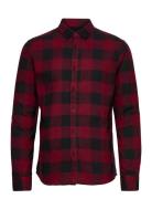 Onsgudmund Ls Checked Shirt Red ONLY & SONS