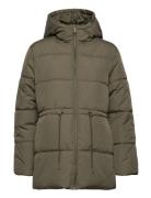 Slfalina Puffer Jacket B Khaki Selected Femme