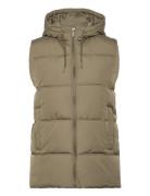 Slfalina Puffer Vest B Khaki Selected Femme