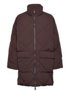 Slfheidi Puffer Jacket B Brown Selected Femme