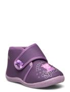 Peppa House Shoe Purple Leomil