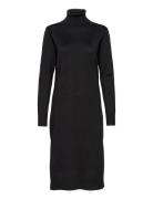 Milasz Roll Neck Long Dress Black Saint Tropez