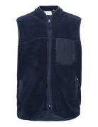 Kayson Teddy Vest Navy Kronstadt