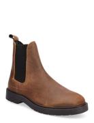Slhtim Suede Chelsea Boot Brown Selected Homme