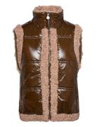 Teddy Vest Brown Barbara Kristoffersen By Rosemunde