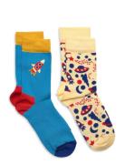 2-Pack Kids Into Space Sock Patterned Happy Socks