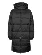 Kg Reno Puffer Long Jacket Black Kangol