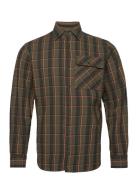 Jcodesert Herringb Check Shirt Ls Ln Green Jack & J S