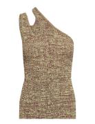 Firm Rib -Shoulder Top Khaki REMAIN Birger Christensen