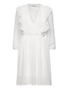 Onllondon 3/4 Ruffle Dress Wvn White ONLY