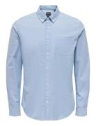 Onsneil Ls Oxford Shirt Noos Blue ONLY & SONS