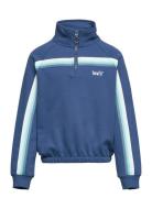 Levi's Meet And Greet Quarter-Zip Top Blue Levi's