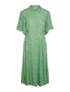 Yasstelli 2/4 Midi Shirt Dress S. Green YAS