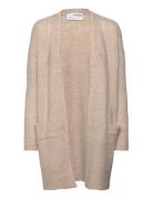 Slflulu New Ls Knit Long Cardigan B Noos Grey Selected Femme