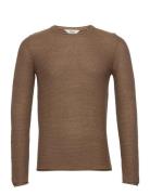 Sdjarah 62100 Knit Pullover Brown Solid