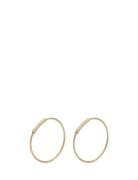 Raquel Medium- Recycled Hoop Earrings Gold Pilgrim