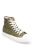 Biajeppe Sneaker High Canvas Green Bianco